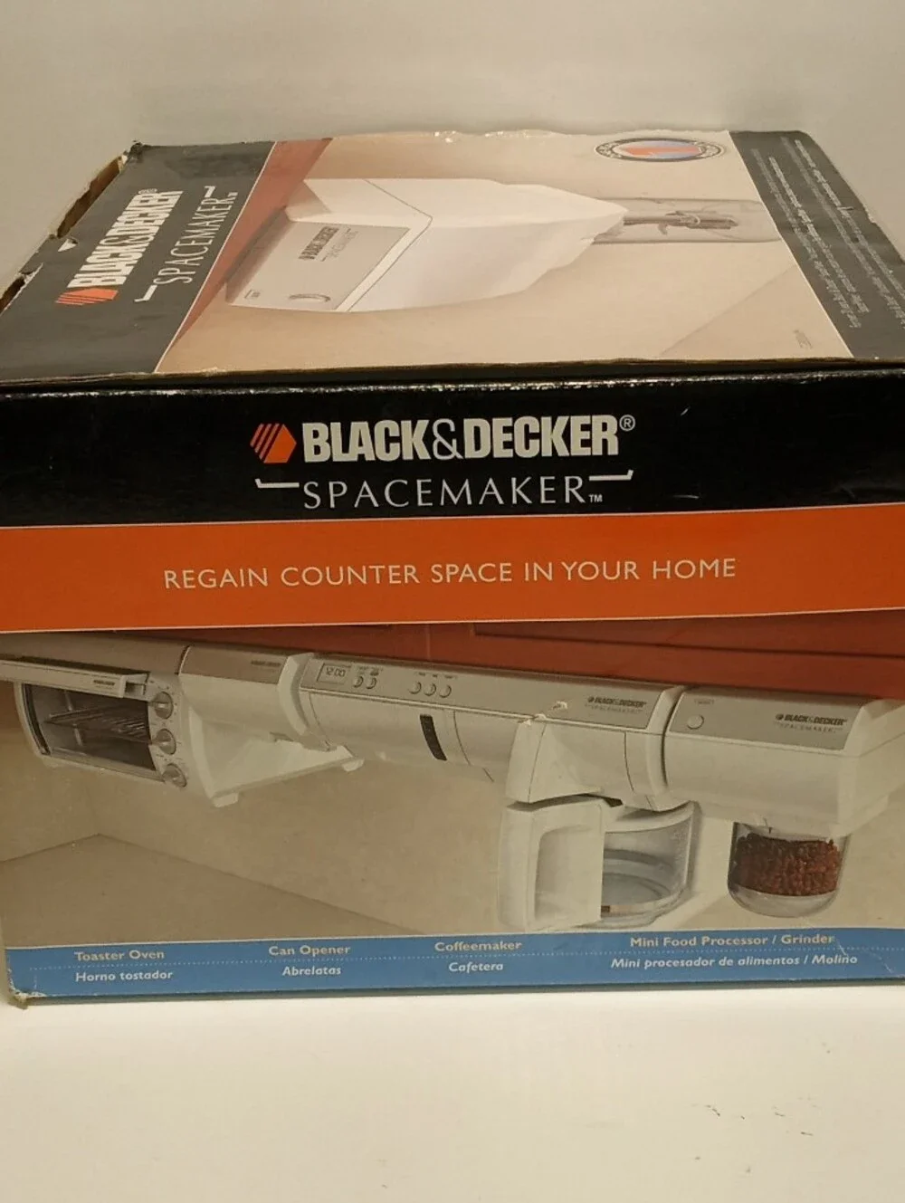 BLACK & DECKER Spacemaker CG800WM Under-Cabinet Grinder/Chopper White 4oz